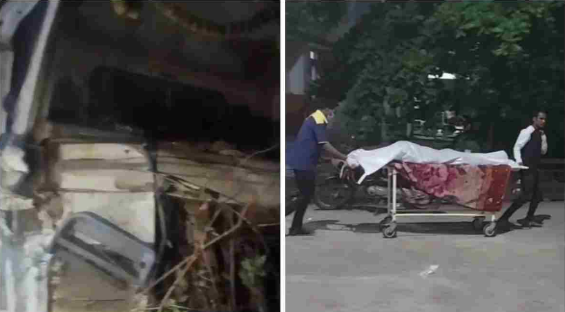 ट्रक ने ट्रैक्टर को मारी टक्कर, चालक की दर्दनाक मौत, किसान गंभीर घायल