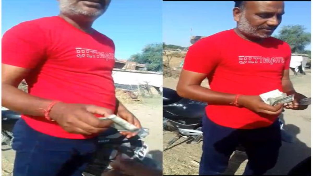 पीएम आवास योजना के नाम पर 10 हजार की रिश्वत लेते कैमरे में कैद सहायक सचिव, वीडियो वायरल